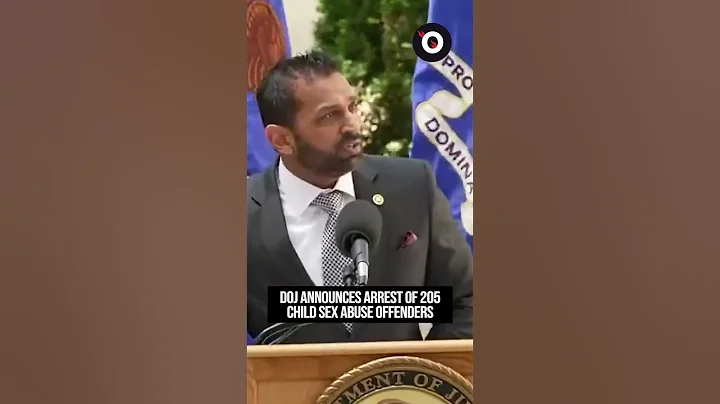 DOJ announces arrest of 205 child sex abuse offenders