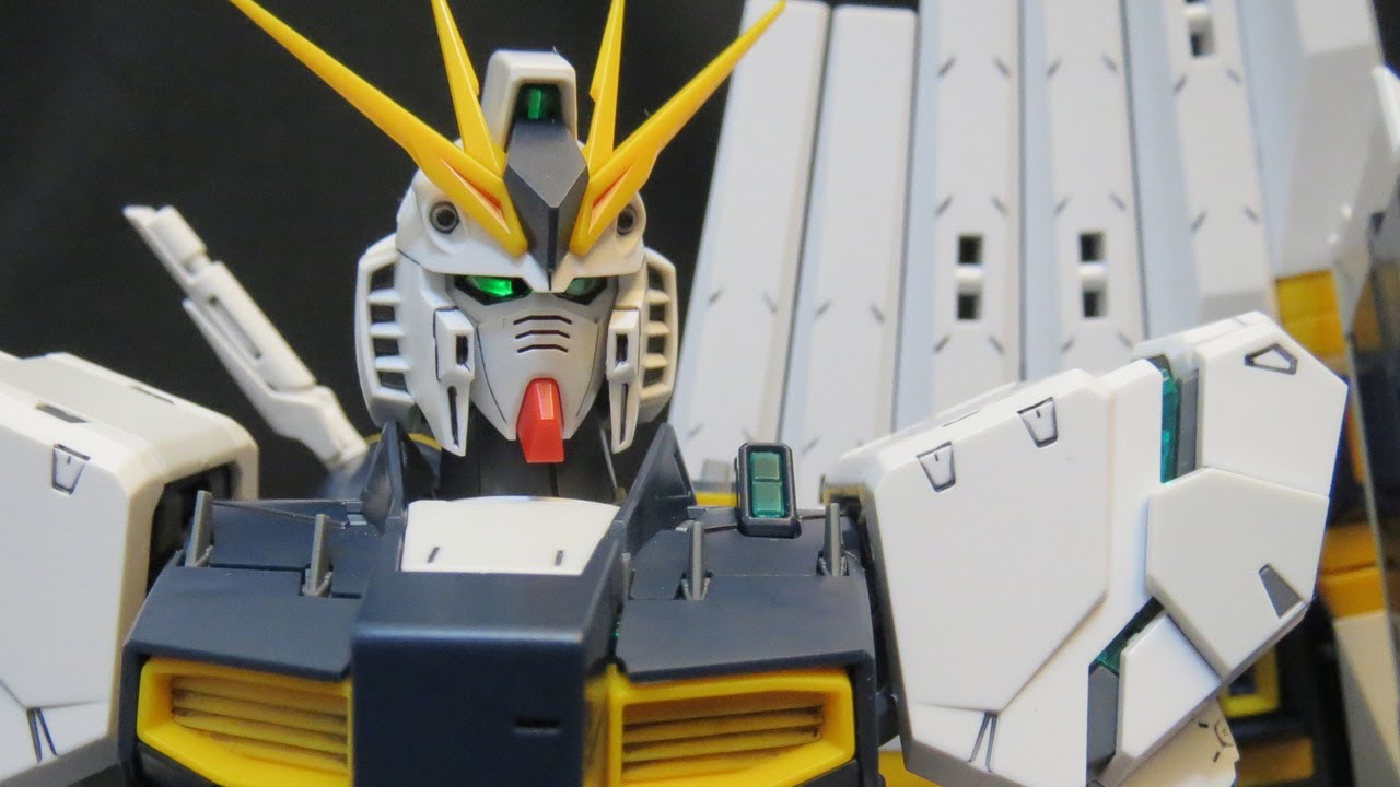 Mg Nu Gundam Ver Ka Part 10 Tf Blacklight Char S Counterattack Amuro Gunpla Review ガンプラ Youtube