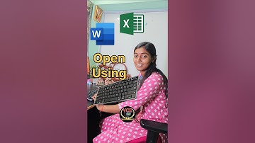 how to open ms word and excel using keyboard shortcut | Keyboard shortcut se ms word or excel open
