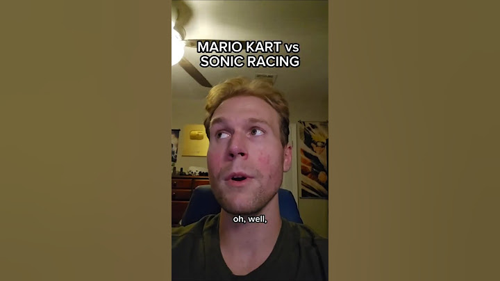 MARIO KART vs SONIC RACING #shorts