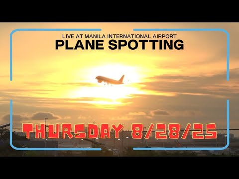 馃敶LIVE - Thunderstorms @ Manila Airport (NAIA), PHILIPPINES | Plane Spotting + Live ATC 鉁堬笍