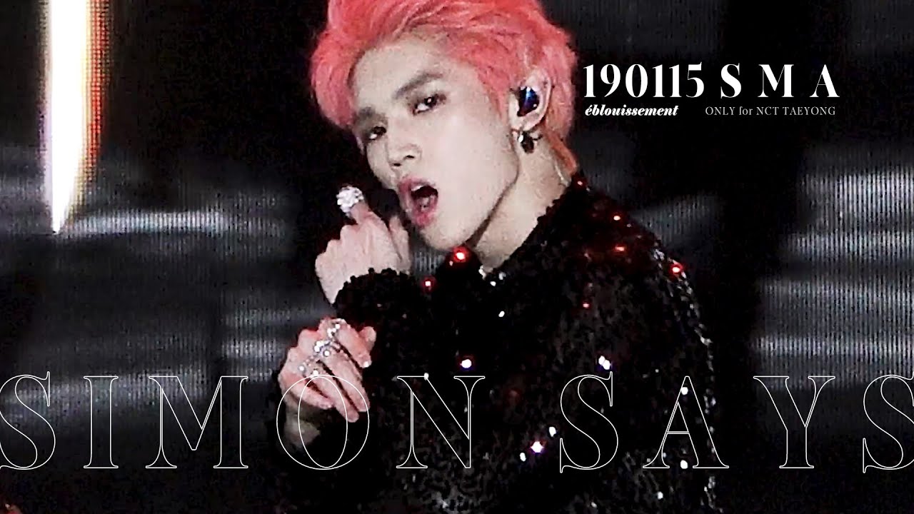 190115 SIMON SAYS TAEYONG focus fancam 2 ANGLES MIX 태용 직캠 (4K)