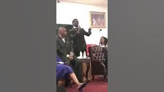 Pastor Shawn Jones singing, “May the work I’ve done speak for me”