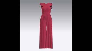 How to make a jumpsuit in Clo3D | YomeroPattern