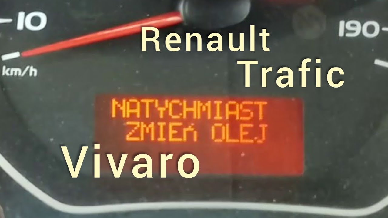 Serwis Reset Trafic Vivaro Kasowanie Inspekcji - Youtube