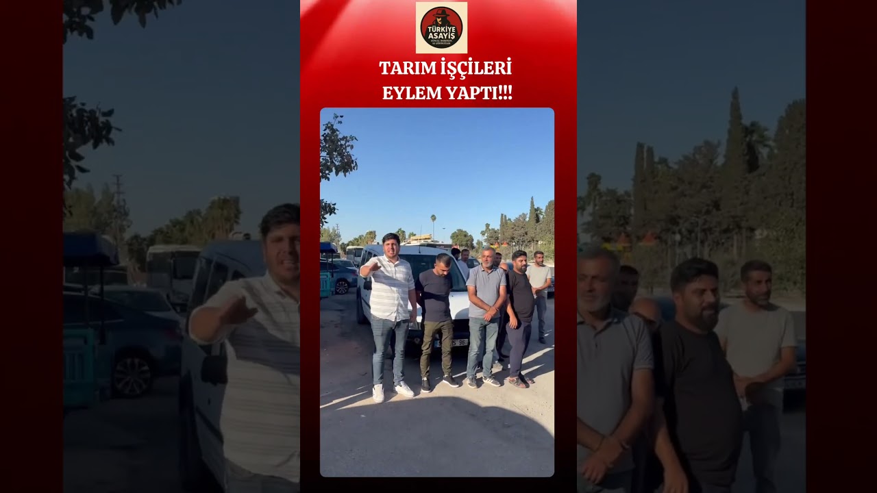 Adana’da tarım işçileri düşük yevmiye ücretleri için eylem yaptı! 