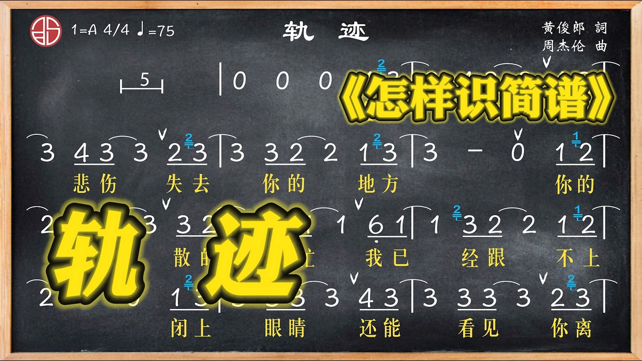 230a.《軌跡》簡譜視唱