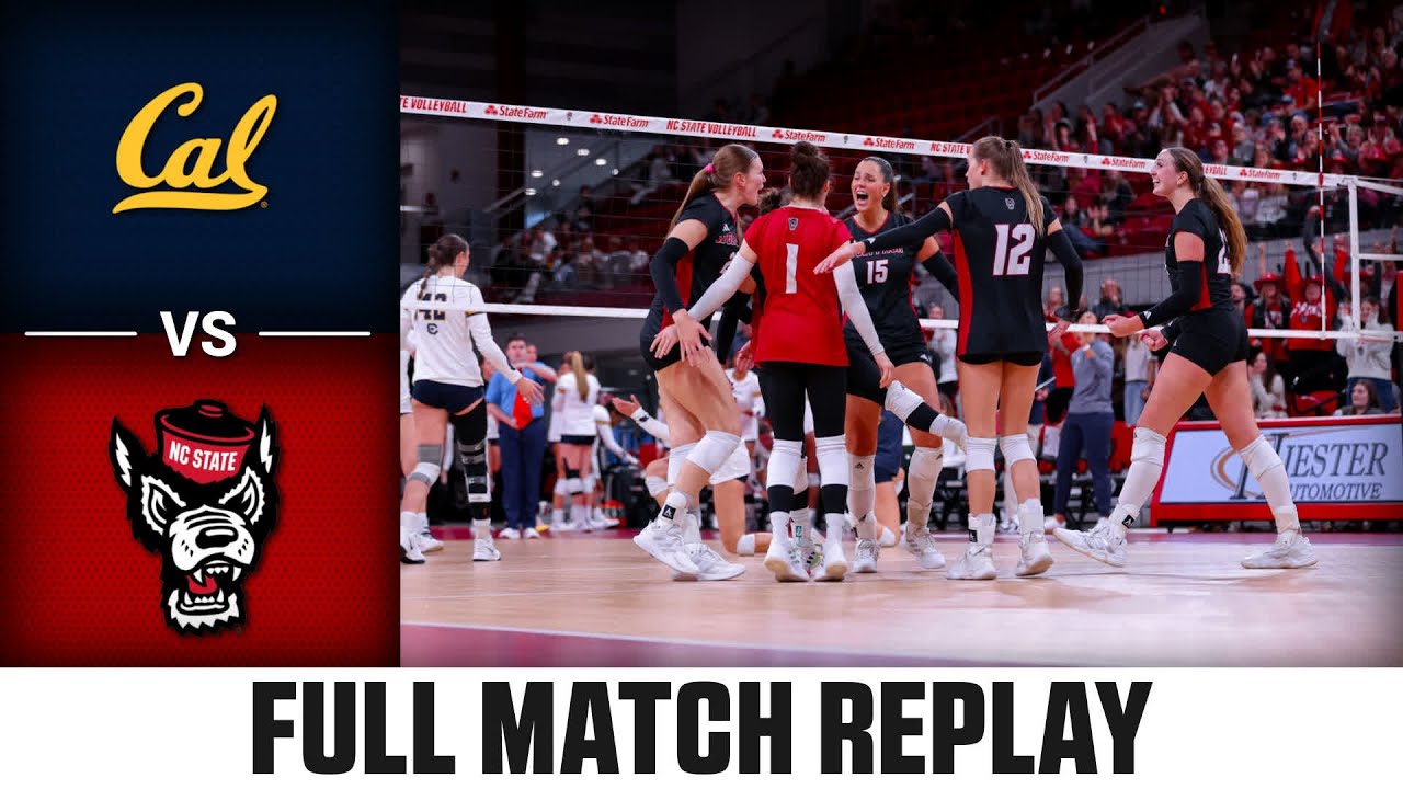 Calvs. NC State Full Match Replay | 2025 ACC Volleyball