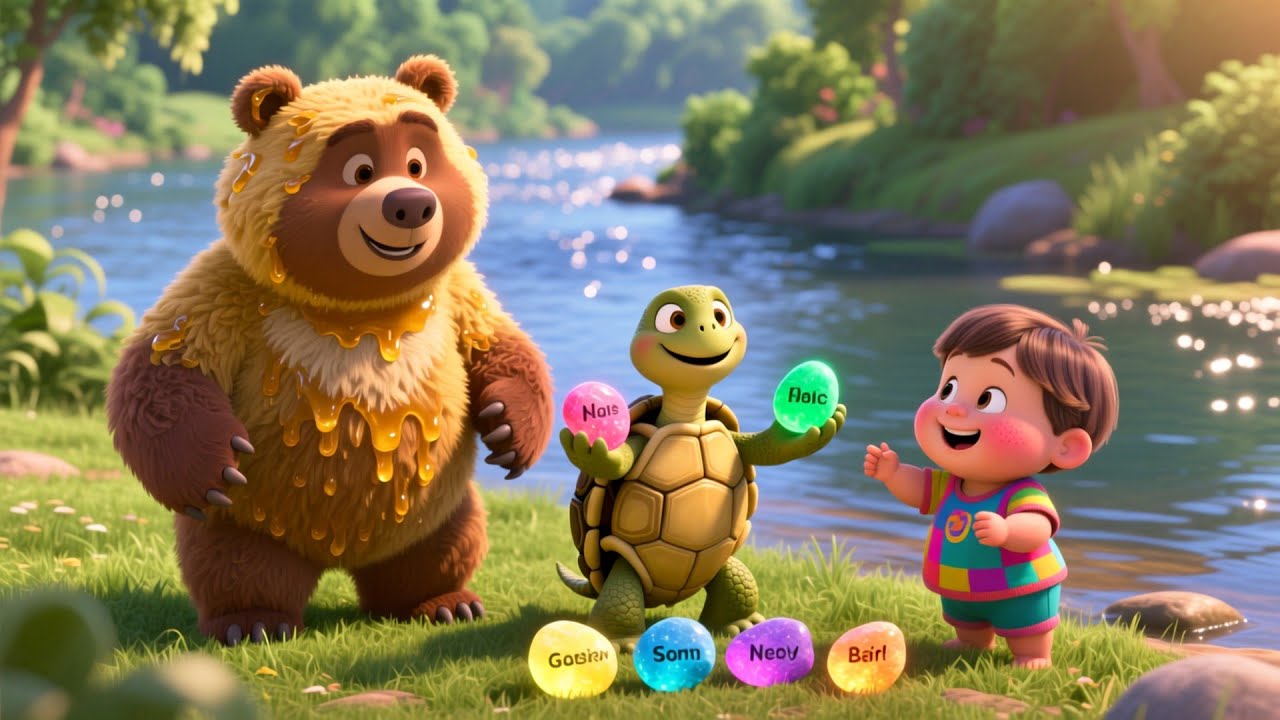 Learning Numbers with Bear 🐻 | Fun Learning & Play for Kids | Toddler Adventure Video