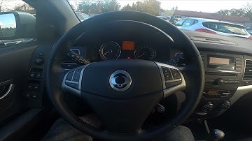 How to Turn Radio Information on Radio Display On or Off in Ssangyong Korando III ( 2010 – 2016 )