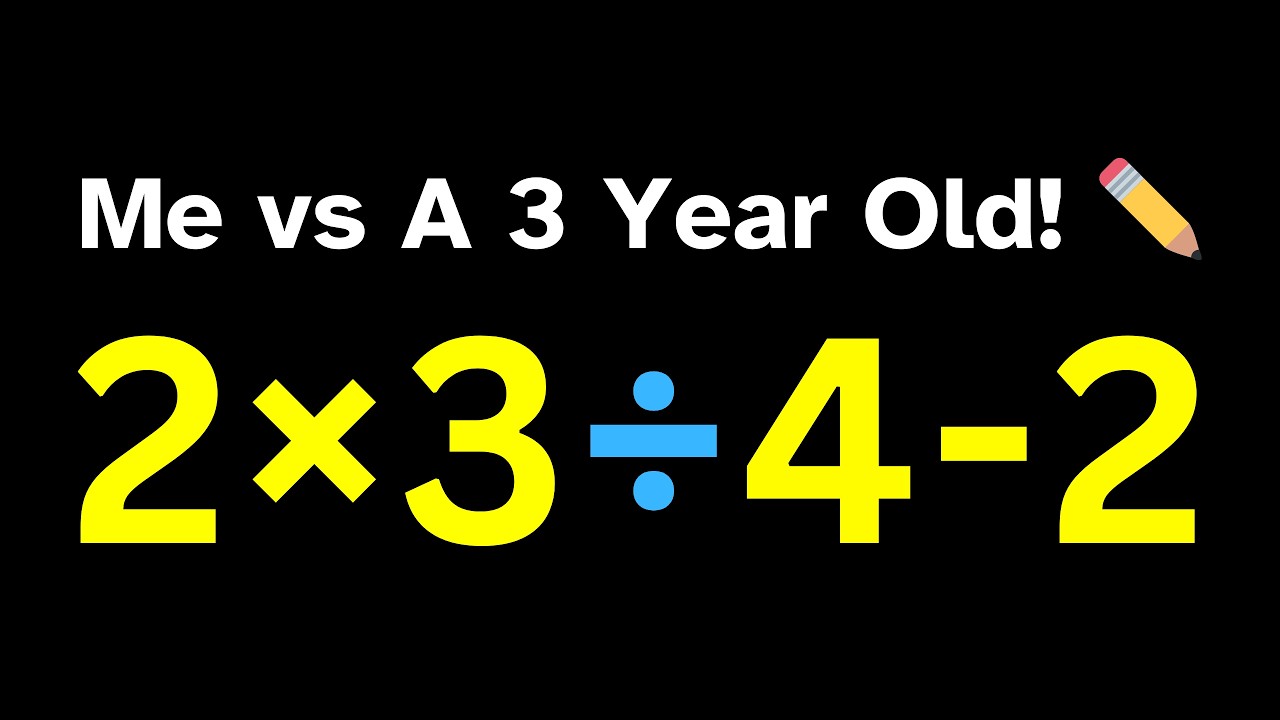 Я против трёхлетнего ребёнка! 😱