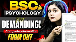 High Paying Career Option for PCB Students 🩺 B.Sc. Psychology Honours Scope, Salary & Colleges!