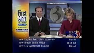 WFSB: Channel 3 Eyewitness News - Winter Storm Emily Coverage [3-6-2001]