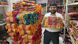 New Gujarati Work Saree In Stunning Yellow Must Watch 2025 Design