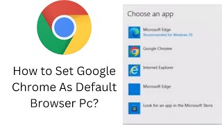 How to Set Google Chrome As Default Browser Pc? How to Make Google Chrome  Default  Browser on Pc? screenshot 3