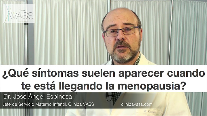 ¿Qué síntomas suelen aparecer cuando te está llegando la menopausia?