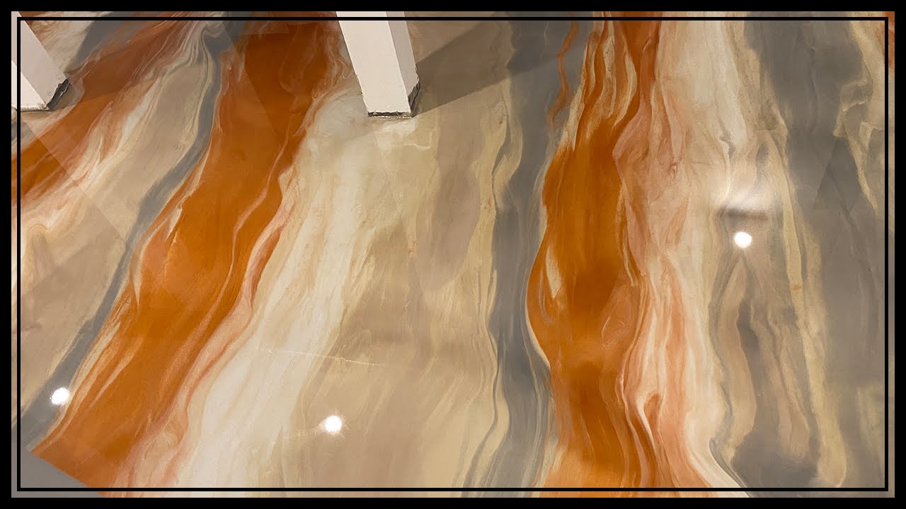 "Jupiter" Style Epoxy Floor | DIY