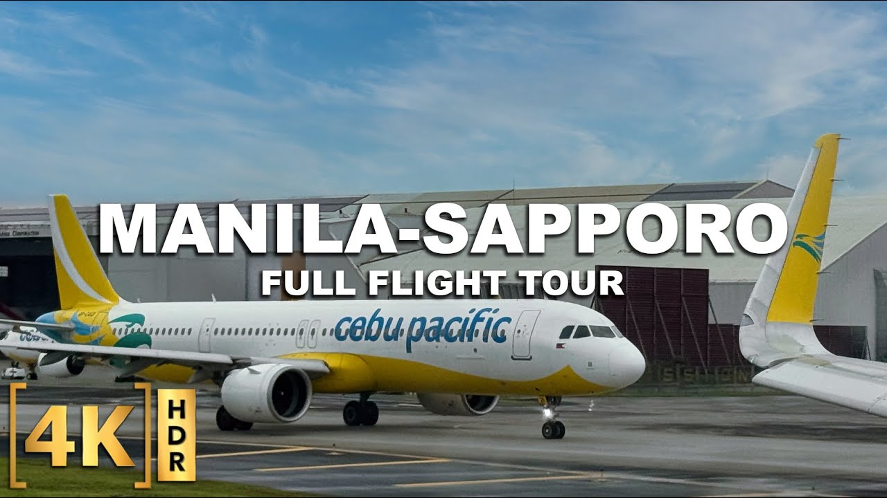 Trying Cebu Pacific's Newest and Longest Flight to Japan! | Manila to Sapporo Flight & Airport Tour