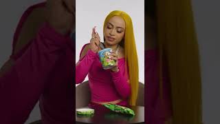 Ice spice tries Ben and Jerry s Ice Cream