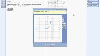 How to graph Exponential Functions in MML