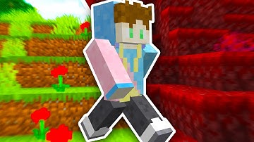 Minecraft, but the Dimension Changes Every Minute