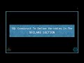 Beginning of video