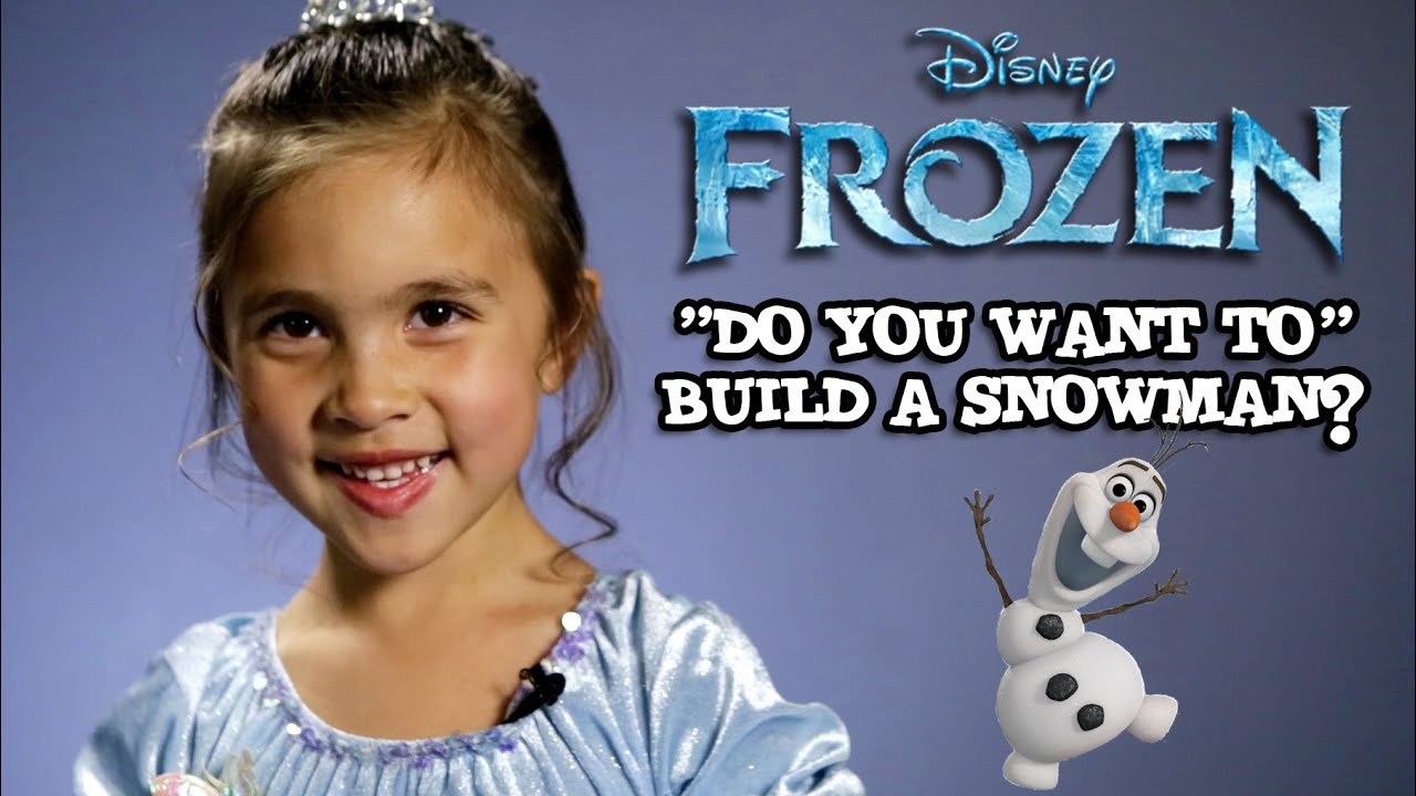 skits aadi DO YOU WANT TO BUILD A SNOWMAN? 5-year-old cover by Jillian FROZEN #TBT