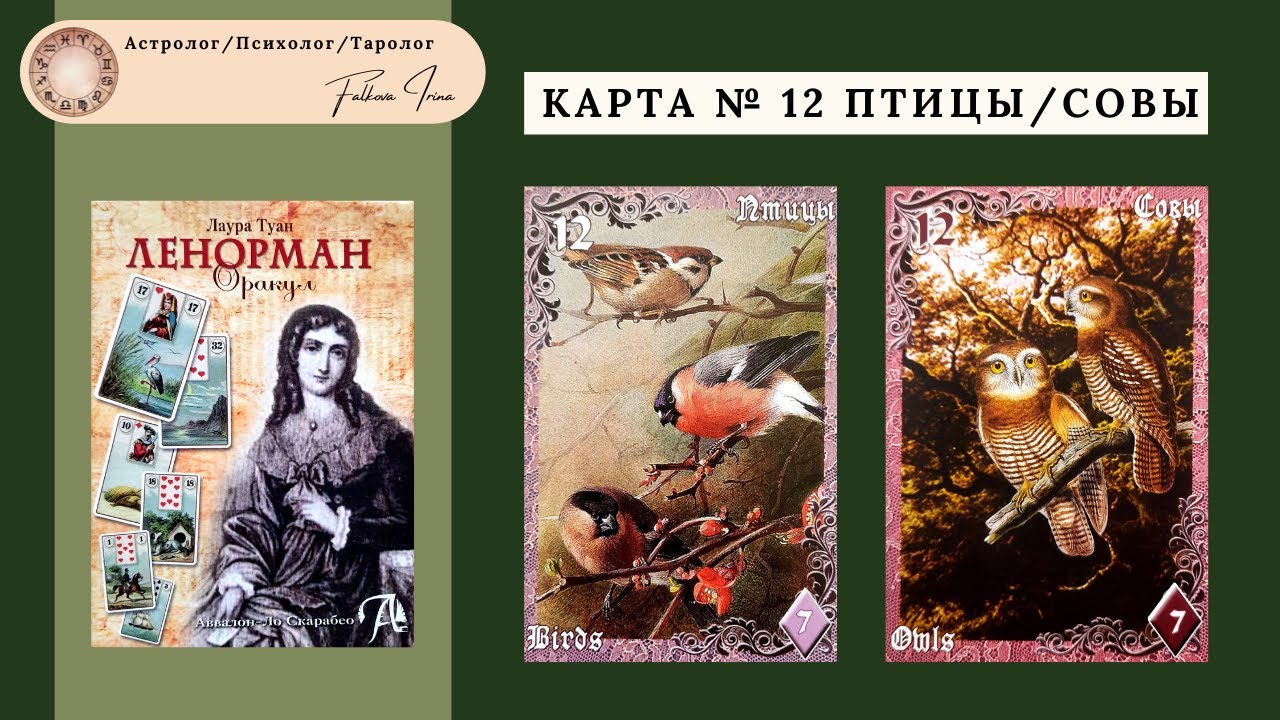 Карта птицы ленорман значение в отношениях