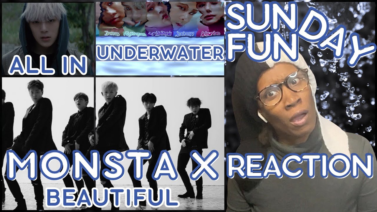 All In, Beautiful + Underwater 💜 | MONSTA X MVs REACTION