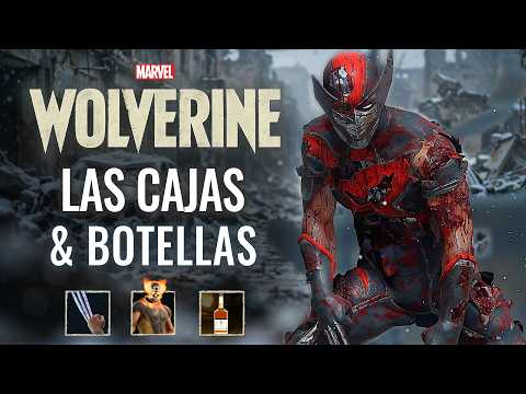 MARVEL'S WOLVERINE: ALL WHISKEY BOTTLES AND MATERIAL CRATES