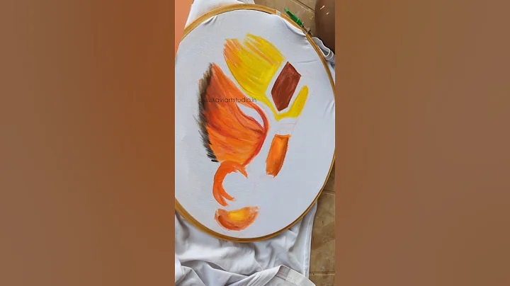 Fabric #paintingclass #fabricpainting #kaviartstudio #shortsviral #trendingart
