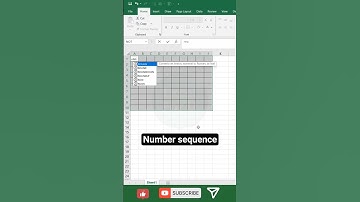 Shortrick for number sequence in excel #excel #shorts #viral #exceltips #exclusive