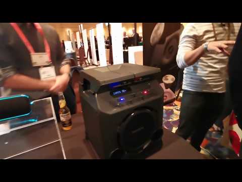 Sony GTK-PG10 party Bluetooth speaker or footballer