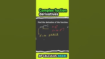 Mastering Derivatives of Complex Functions  #maths #apcalculusab #algebra