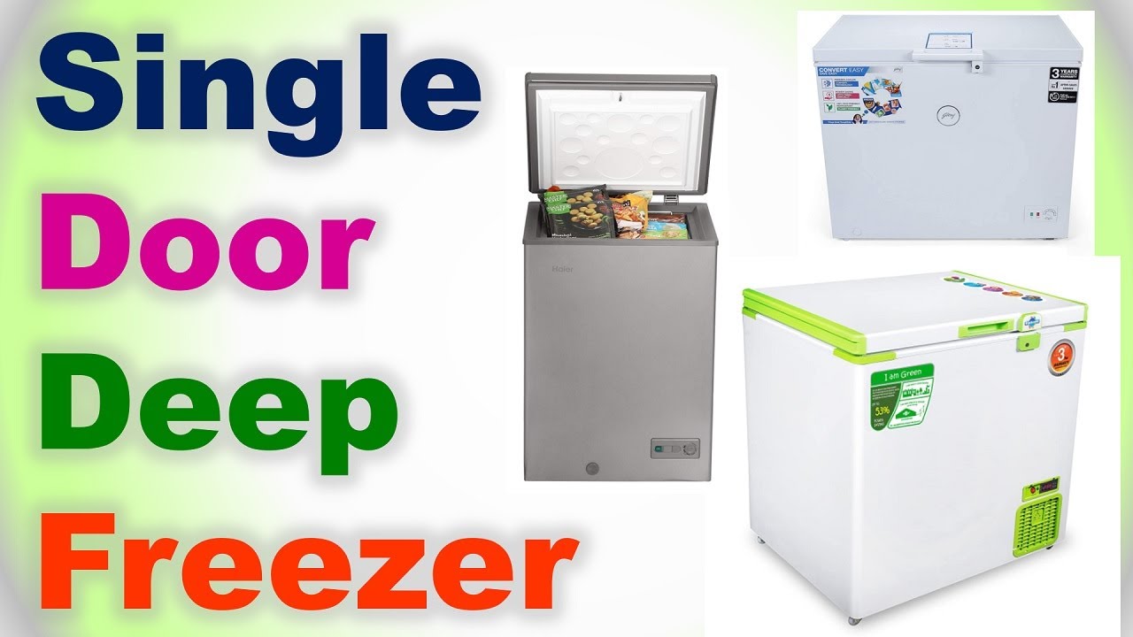 Top 7 Best Single Door Deep Freezer in India 2020 CHEST FREEZER शॉप