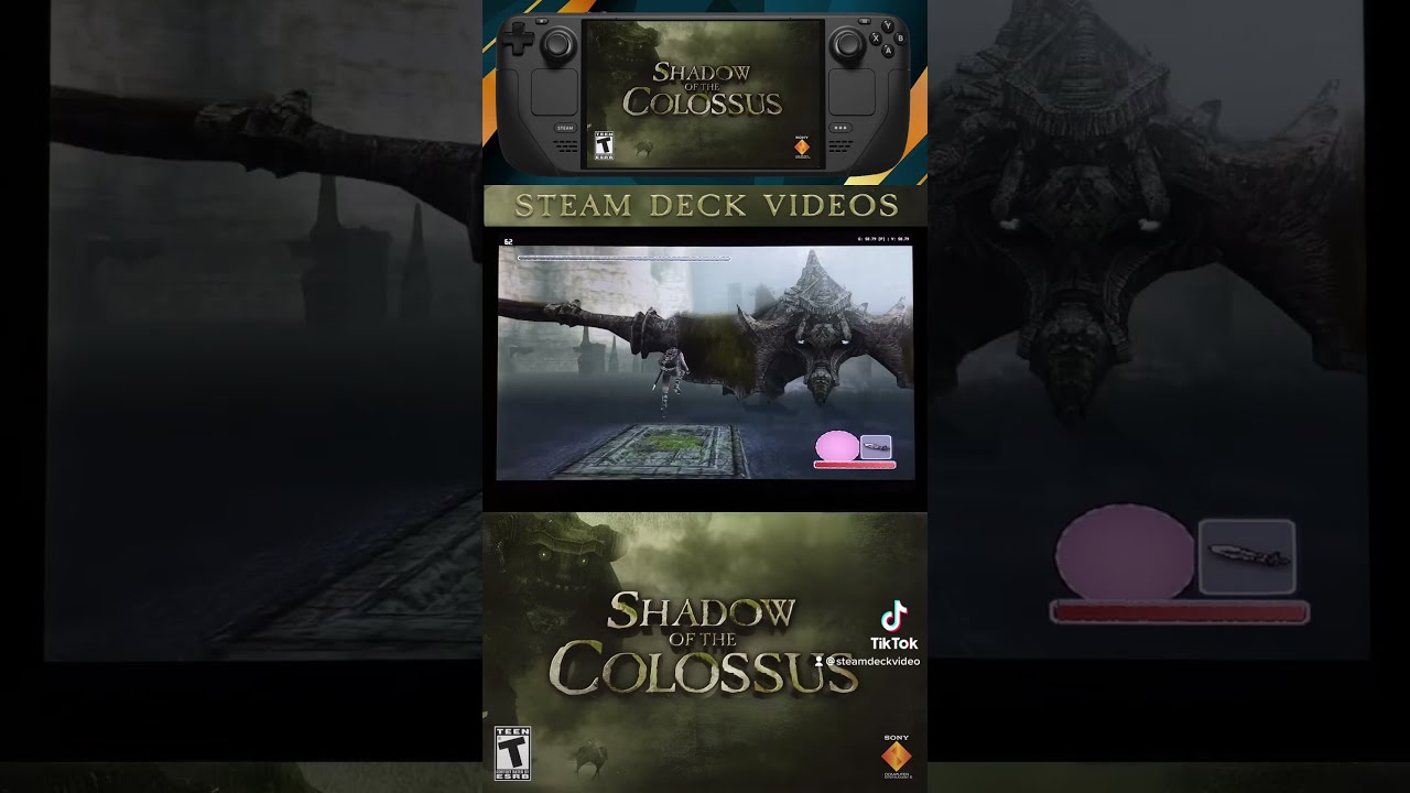 Shadow of the Colossus on the Steam Deck! #steamdeck #sotc #ps2