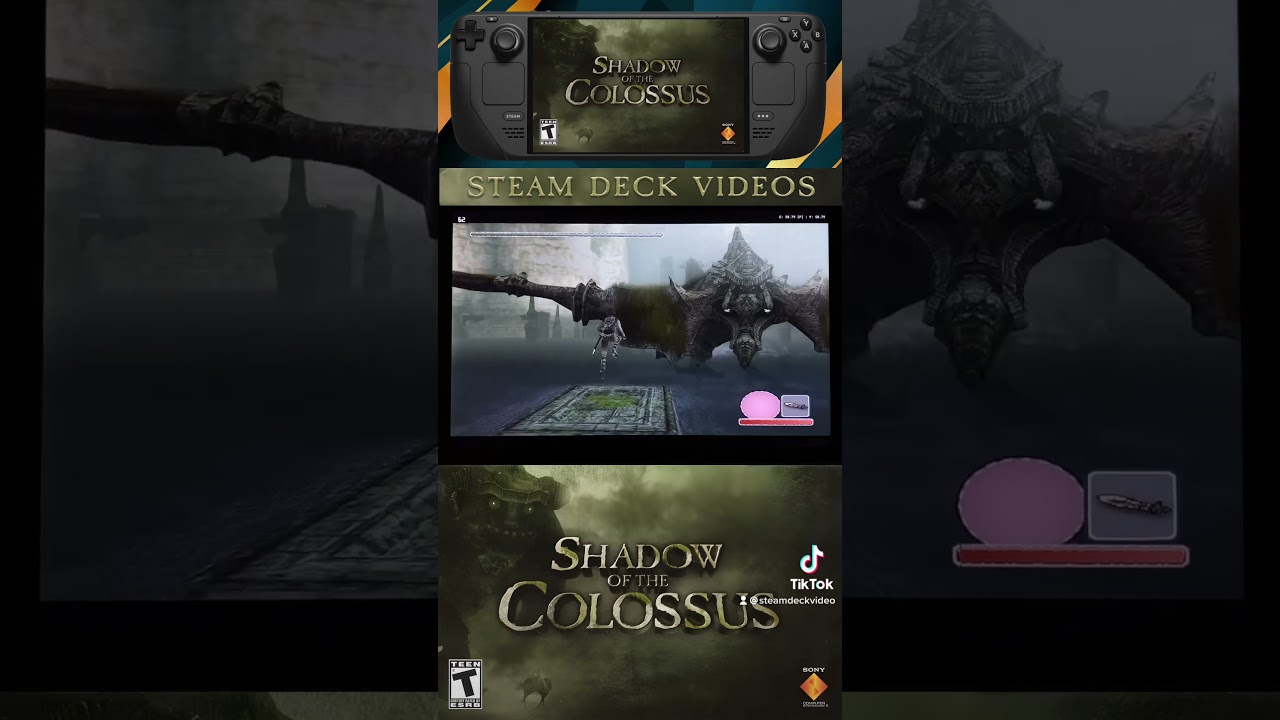 Let's go! SotC on the SteamDeck! : r/ShadowoftheColossus