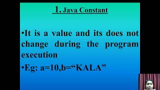 Constants | Java Programming | V.H.N.S.N.College (Autonomous)