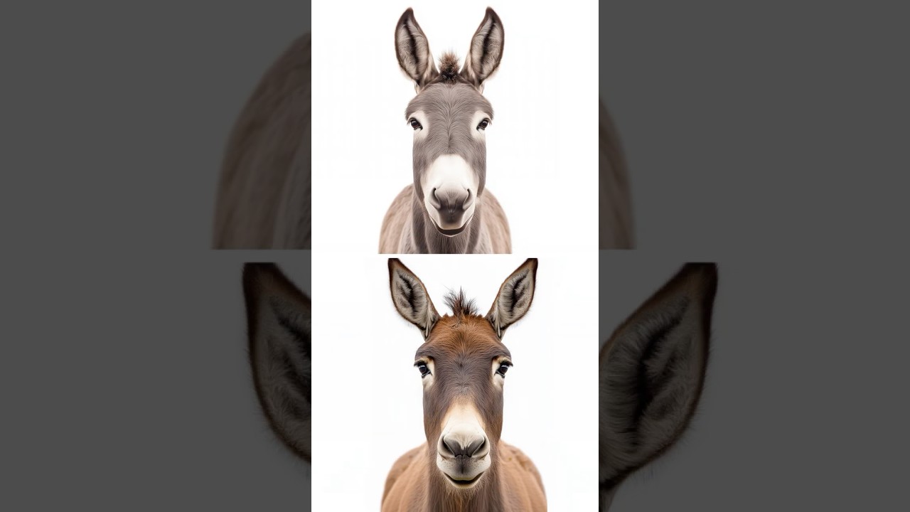 What is the difference between Donkeys and Mules? #donkey #mule