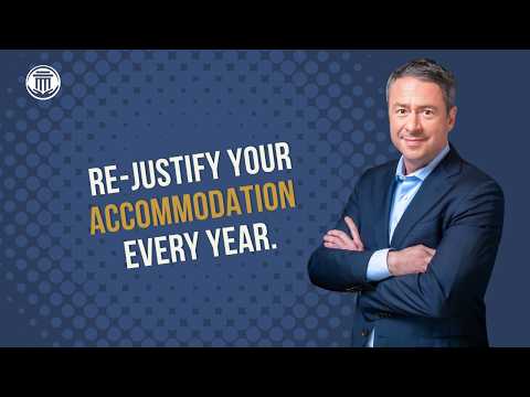 10.15.26 Dept. of Labor to Recertify Every Approved Reasonable Accommodation Every Year