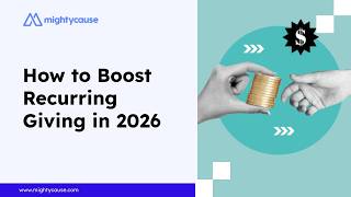 How to Boost Recurring Giving in 2026 | Free Nonprofit Webinar