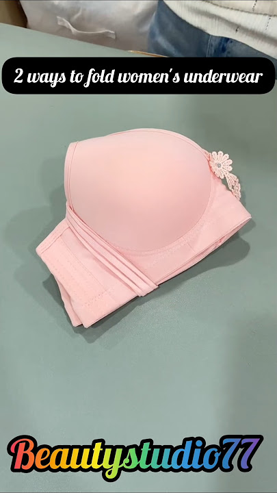 2 Simple Folding Tricks for Women’s Underwear #shorts
