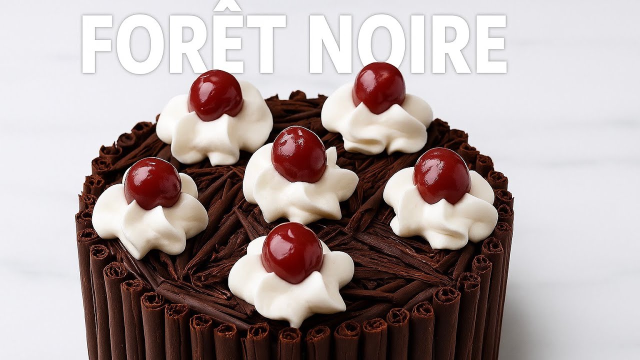 RECETTE DE LA FORÊT NOIRE - CAP pâtisserie