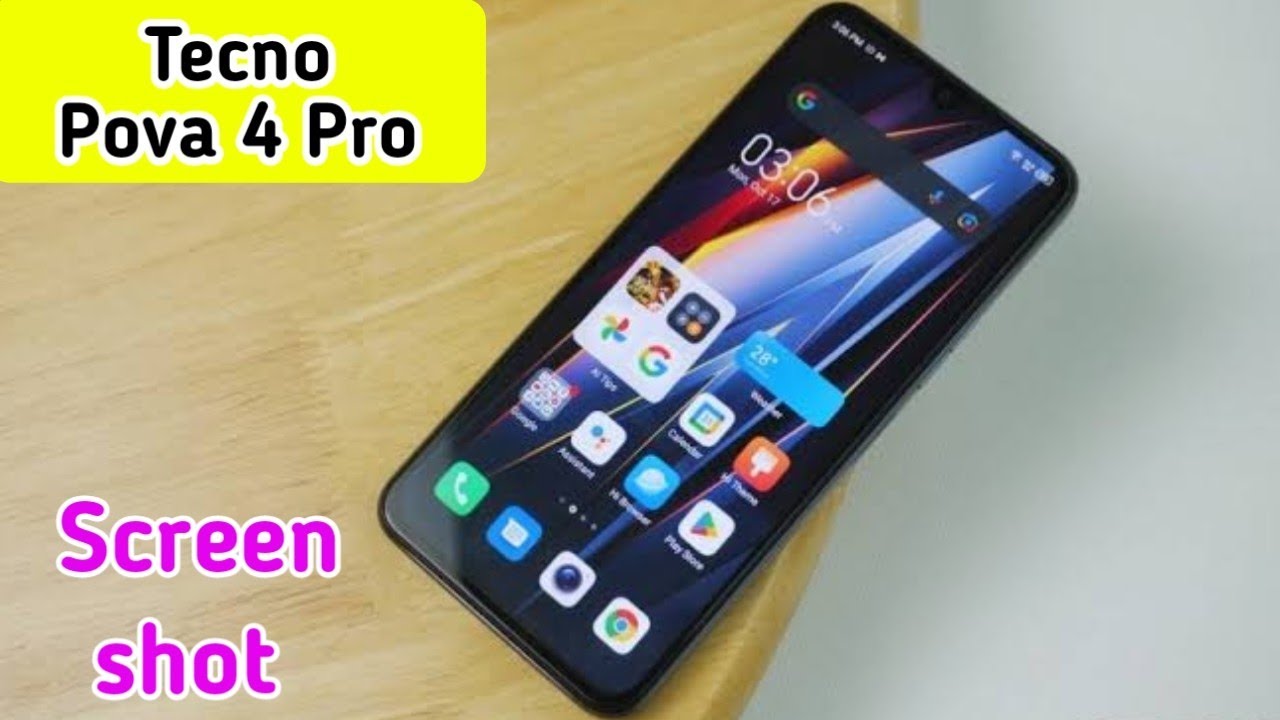 Screen Sort Setting How To Take Screenshot In Tecno Pova 4 Pro , Screenshot Setting , - YouTube
