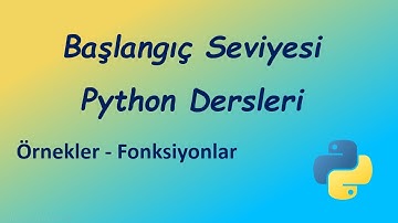 Python Programlama - Ders 12 - Örnekler - Bool fonksiyonlar