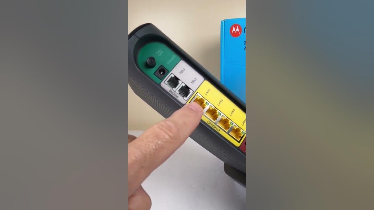 Motorola MT7711 24X8 Cable Modem Router Unboxing Tour - YouTube