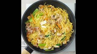 ブラウンハウスホールド 「みんなのらくらく食卓プログラム」第1回 野菜使い切りプログラム: 調理編 焼きそば &amp; 中華炒め