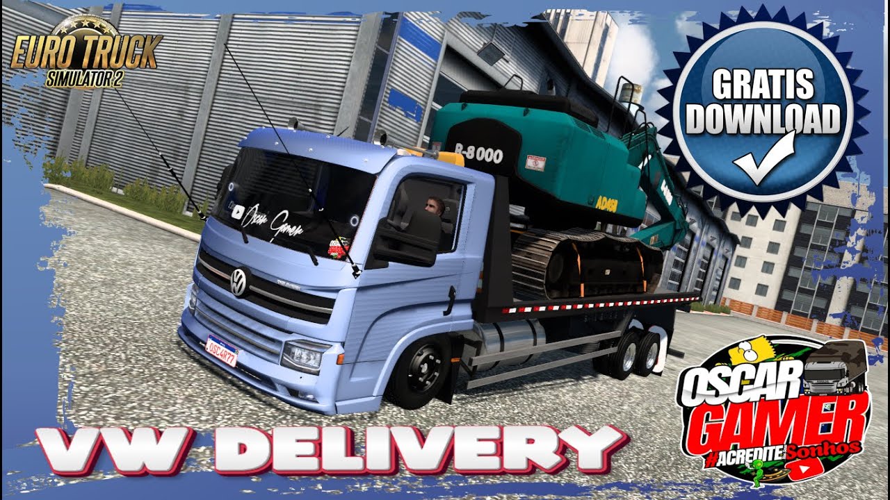 DOWNLOAD MOD FREE - ETS 2 1.57 - VW DELIVERY  - MAPA EAA - LINCK NA DESCRIÇÃO