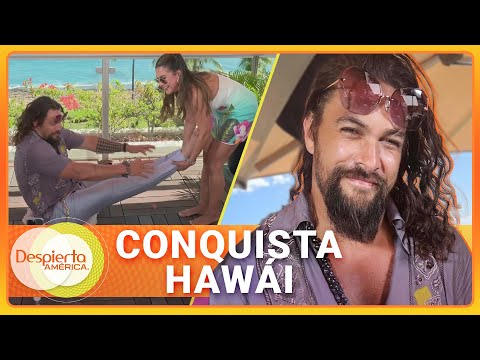 Jason Momoa se confiesa y hace divertido reto con Jessi Rodríguez | Despierta América | 31 julio