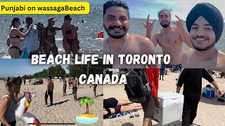 Beach Life in Canada  , Wasaga Beach Town in Canada , Punjabi On Beach